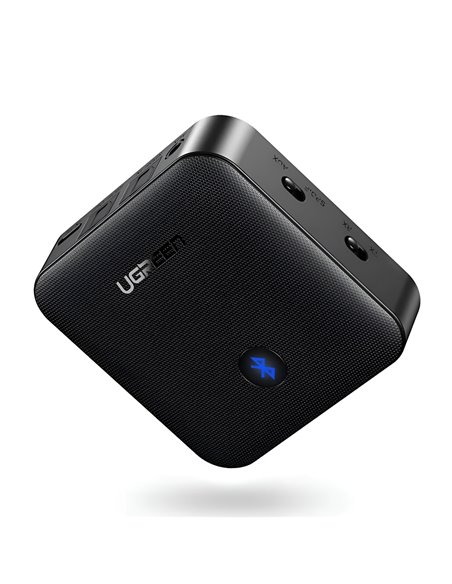 UGREEN Adapter Audio Transmitter + Receiver Bluetooth V5.0, Battery 200mAh, up to 10hours CM144, Black