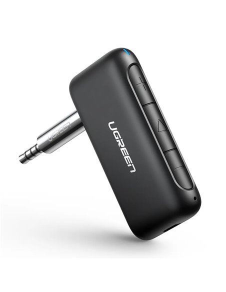 UGREEN Adapter Audio Receiver Car&Home Bluetooth V5.0, Battery 180mAh, up to 9hours CM276, Black