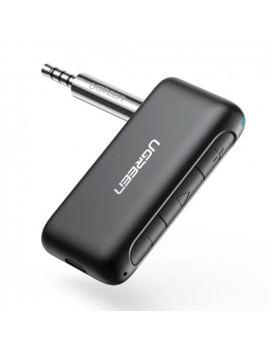 UGREEN Adapter Audio Receiver Car&Home Bluetooth V5.0, Battery 180mAh, up to 9hours CM276, Black