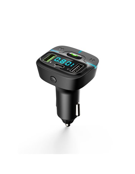 Helmet FM Transmitter with Car Charger G32, Black