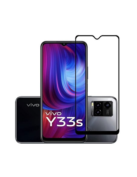 Helmet Diamond Glass 4D Vivo Y33s, Black