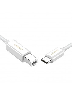 UGREEN Cable Printer Type-C 2.0 to USB Type-B 2.0, 1M, White | US241 2