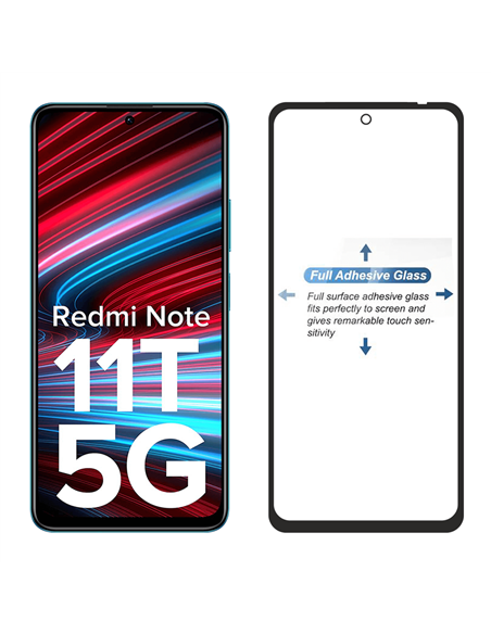 Helmet Diamond Glass 4D Redmi Note 11T, Black