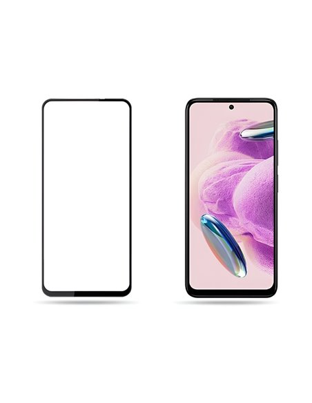 Helmet Diamond Glass 5D Redmi Note 12s/11/11s/10/10s, Black