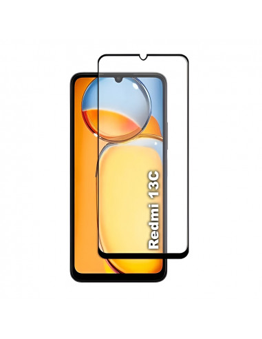 Helmet Diamond Glass 5D Redmi 13C, Black