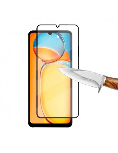 Helmet Diamond Glass 5D Redmi 13C, Black