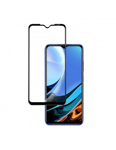 Helmet Diamond Glass 4D Xiaomi Redmi 9, Black