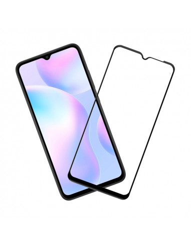 Helmet Diamond Glass 4D Xiaomi Redmi 9A/9C, Black