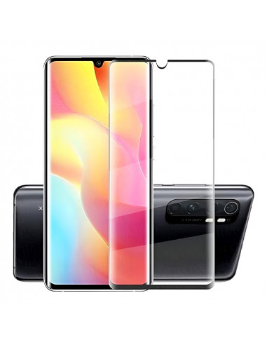 Helmet Diamond Glass 4D Xiaomi Mi Note 10 Lite, Black