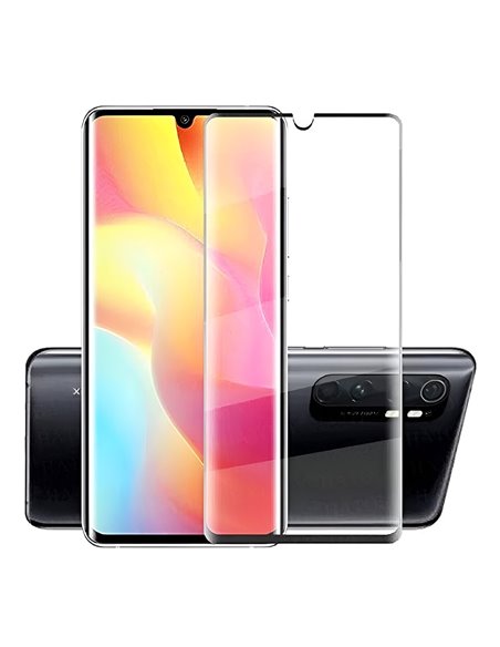 Helmet Diamond Glass 4D Xiaomi Mi Note 10 Lite, Black