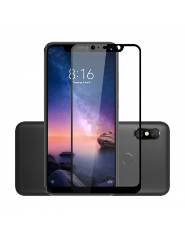 Helmet Diamond Glass 4D Xiaomi Redmi Note 6 Pro, Black