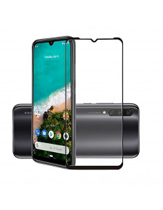 Helmet Diamond Glass 4D Xiaomi Mi A3, Black 2