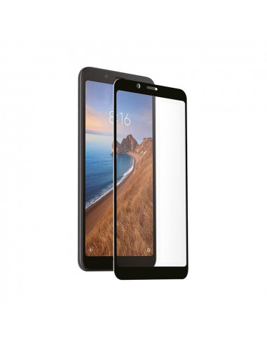 Helmet Diamond Glass 4D Xiaomi Redmi 7A, Black