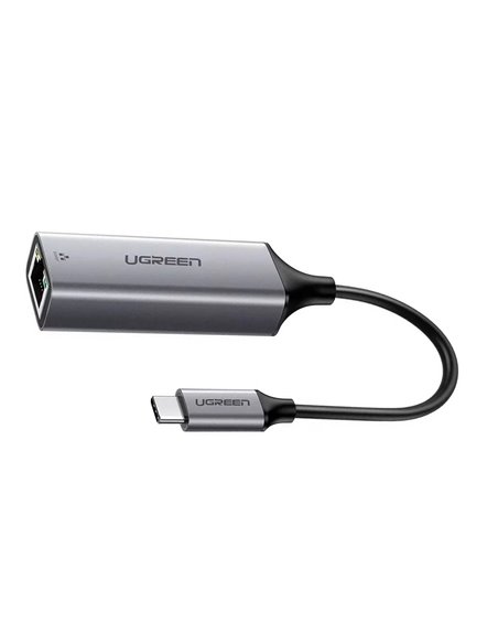 UGREEN Adapter Type-C 3.1 to RJ45 Gigabit Ethernet Thunderbolt 3 CM199, Space Gray