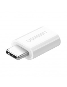 UGREEN USB-C to Micro USB Adapter, White
