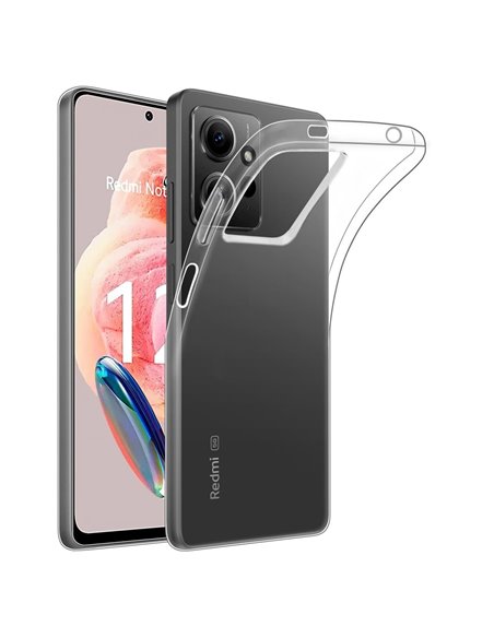 Helmet Case TPU Soft Redmi Note 12 4G, Clear