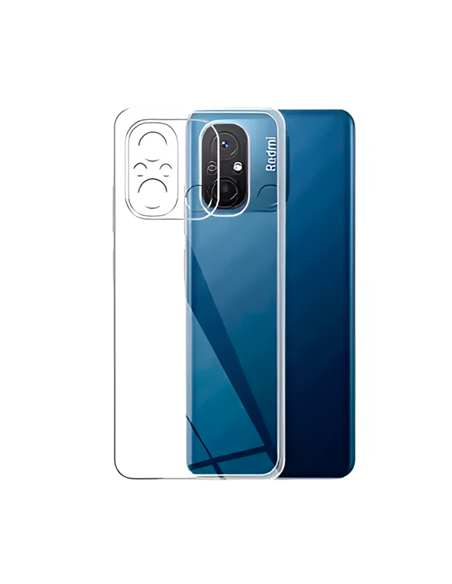 Helmet Case TPU Soft Redmi 12C, Clear
