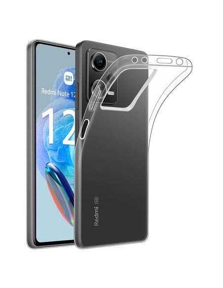 Helmet Case TPU Soft Redmi Note 12 Pro 5G, Clear