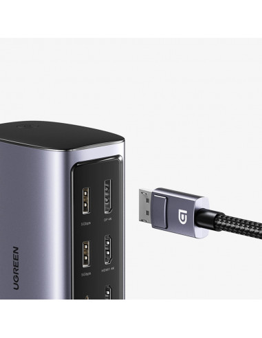 UGREEN Multifunctional Docking Station 100W (13-in-1) CM555, Grey