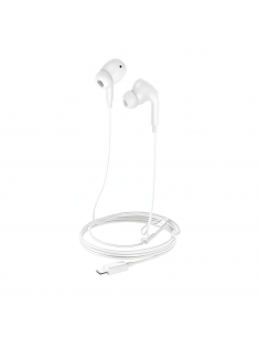 Helmet Earphones Lightning with Mic M2 Series, White