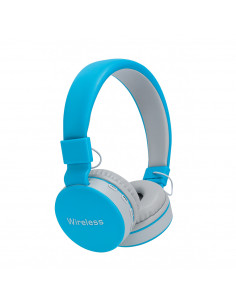 Helmet On-Ear Headphones with MIC Bluetooth MP3&FM, Blue 2