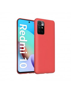 Helmet Case Liquid Silicone Redmi 10, Red