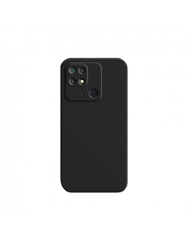 Helmet Case Liquid Silicone Redmi 10C, Black