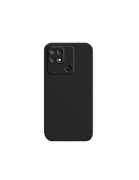 Helmet Case Liquid Silicone Redmi 10C, Black