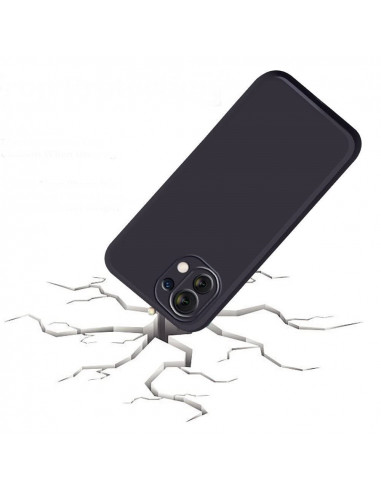 Helmet Case Liquid Silicone Xiaomi Mi 11 Lite, Black