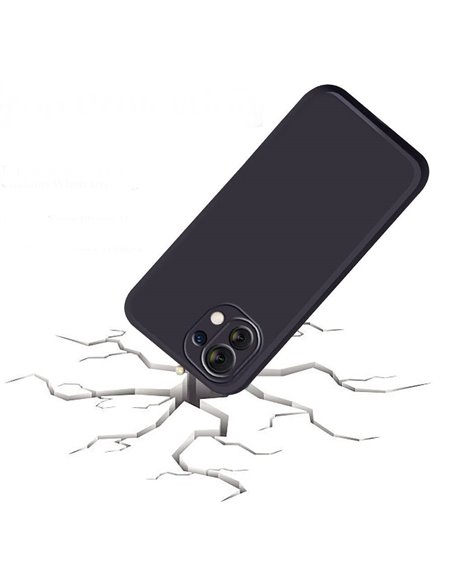 Helmet Case Liquid Silicone Xiaomi Mi 11 Lite, Black