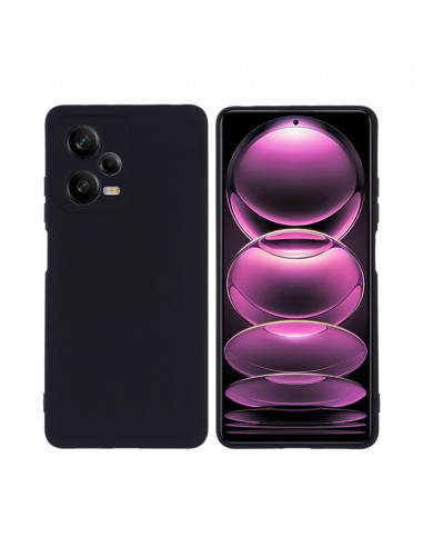 Helmet Case Liquid Silicone Redmi Note 12 Pro 5G, Black