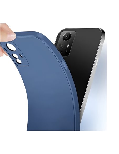 Helmet Case Liquid Silicone Redmi Note 12S 4G, Blue