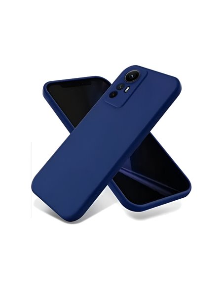 Helmet Case Liquid Silicone Redmi Note 12S 4G, Blue