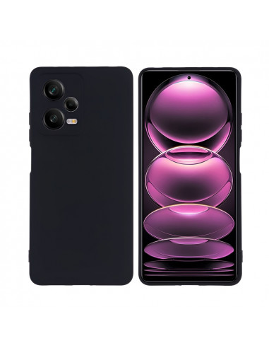 Helmet Case Liquid Silicone Redmi Note 12 Pro 4G, Black