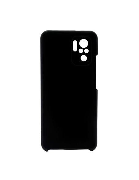 Helmet Case Liquid Silicone Xiaomi Redmi Note 10 5G, Black