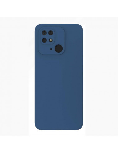 Helmet Case Liquid Silicone Redmi 10C, Blue