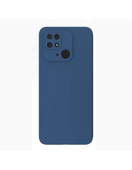 Helmet Case Liquid Silicone Redmi 10C, Blue