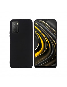 Helmet Case Liquid Silicone Xiaomi Poco M3, Black