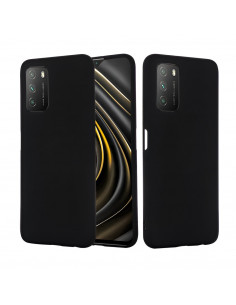 Helmet Case Liquid Silicone Xiaomi Poco M3, Black 2