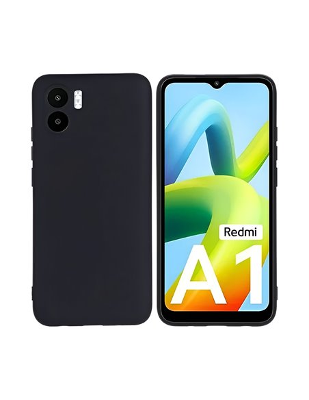 Helmet Case Liquid Silicone Redmi A1, Black