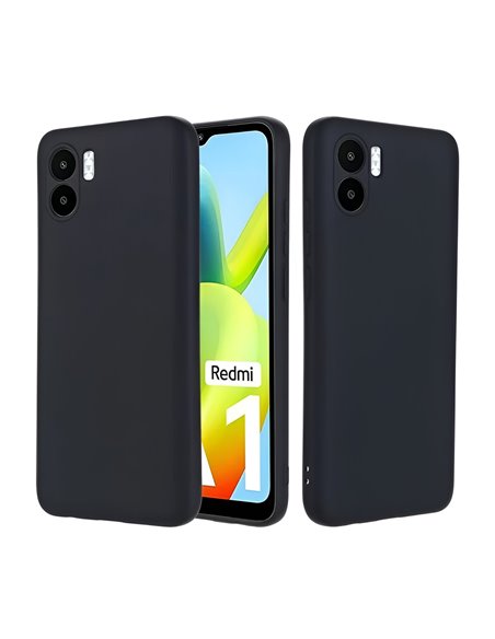 Helmet Case Liquid Silicone Redmi A1, Black