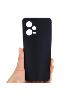Helmet Case Liquid Silicone Redmi Note 12 5G, Black 2