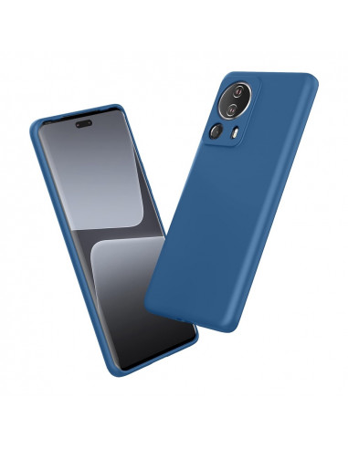 Helmet Case Liquid Silicone Xiaomi 13 Lite, Blue