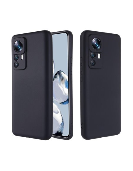 Helmet Case Liquid Silicone Xiaomi 12T/12T Pro, Black