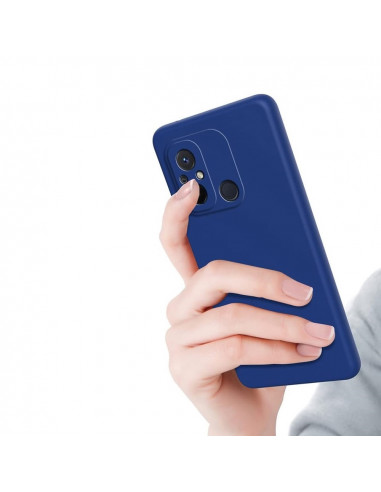 Helmet Case Liquid Silicone Redmi 12C, Blue
