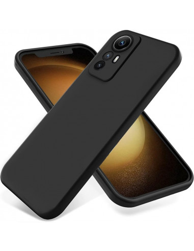Helmet Case Liquid Silicone Xiaomi 12 Lite, Black