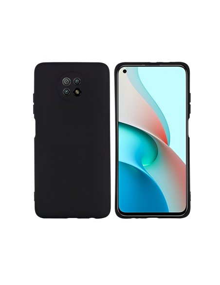 Helmet Case Liquid Silicone Xiaomi Redmi Note 9T, Black