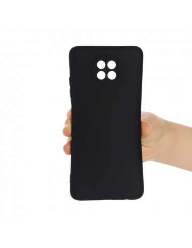 Helmet Case Liquid Silicone Xiaomi Redmi Note 9T, Black