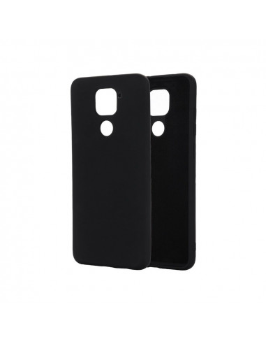 Helmet Case Liquid Silicone Xiaomi Redmi Note 9, Black