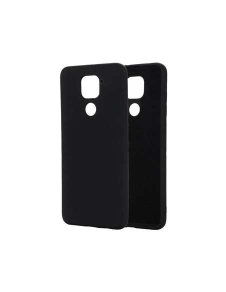 Helmet Case Liquid Silicone Xiaomi Redmi Note 9, Black